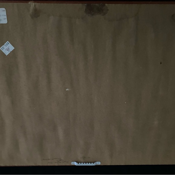 Vintage Dickson Way To Emmaus Wood Framed Print Jesus & Disciples 17.5”x 13.5” - Picture 10 of 14